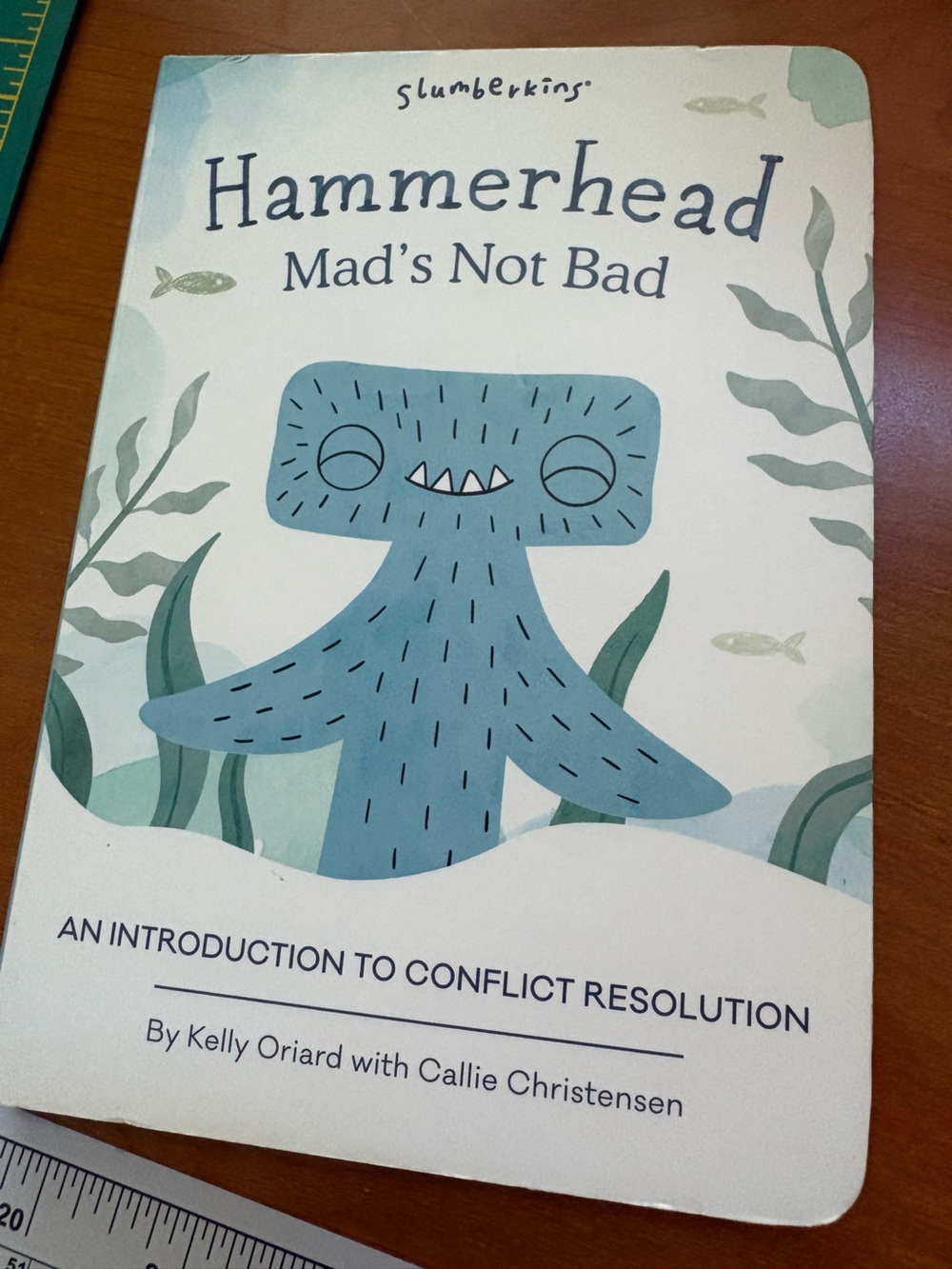 Slumberkins Hammerhead Mad's Not Bad Hard Book